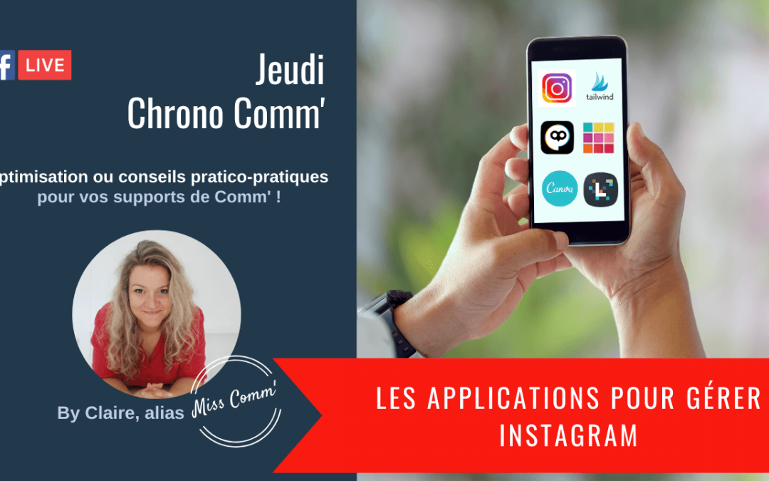 Les applications pour gérer Instagram