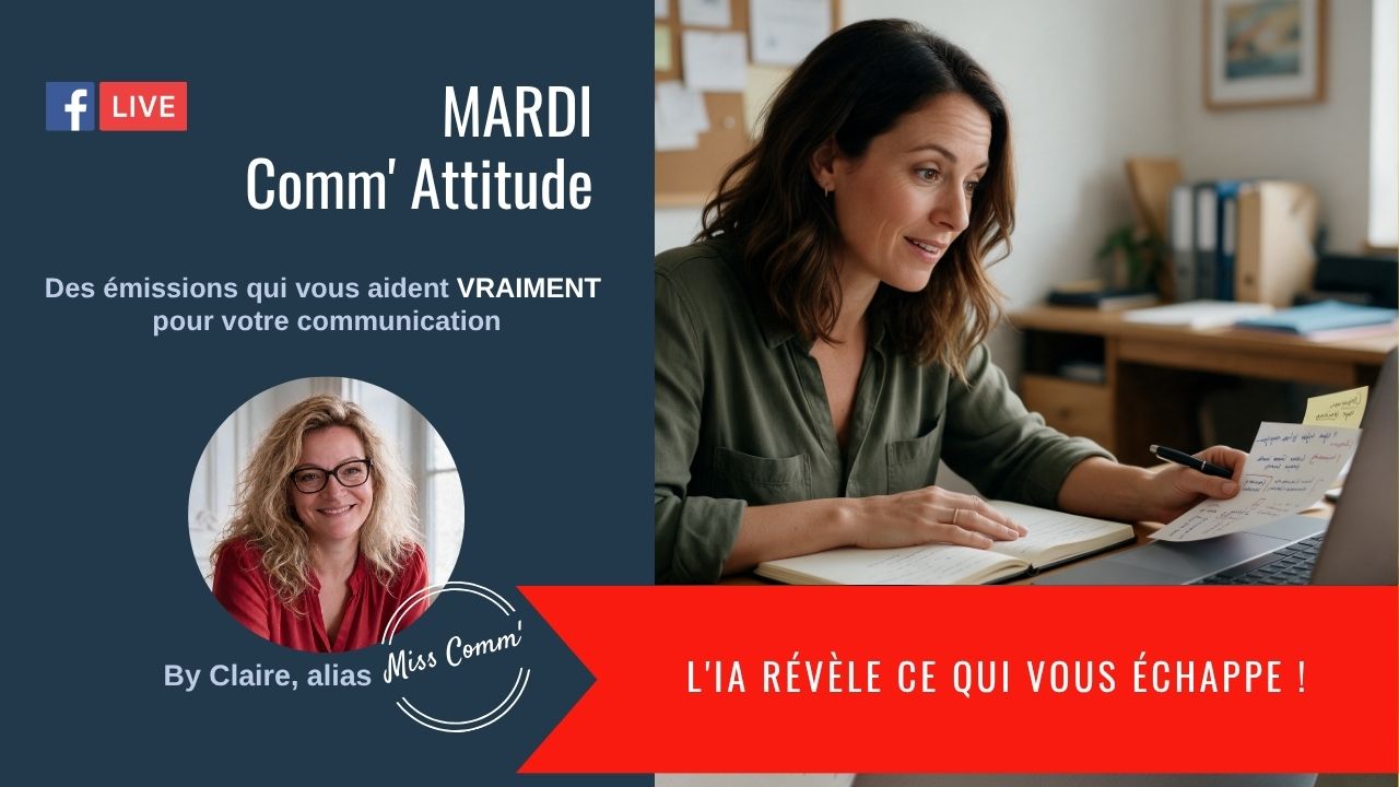 Utiliser l'IA pour identifier ce qui nous échappe dans nos échanges et améliorer notre communication – Claire Négrier, Miss Comm’